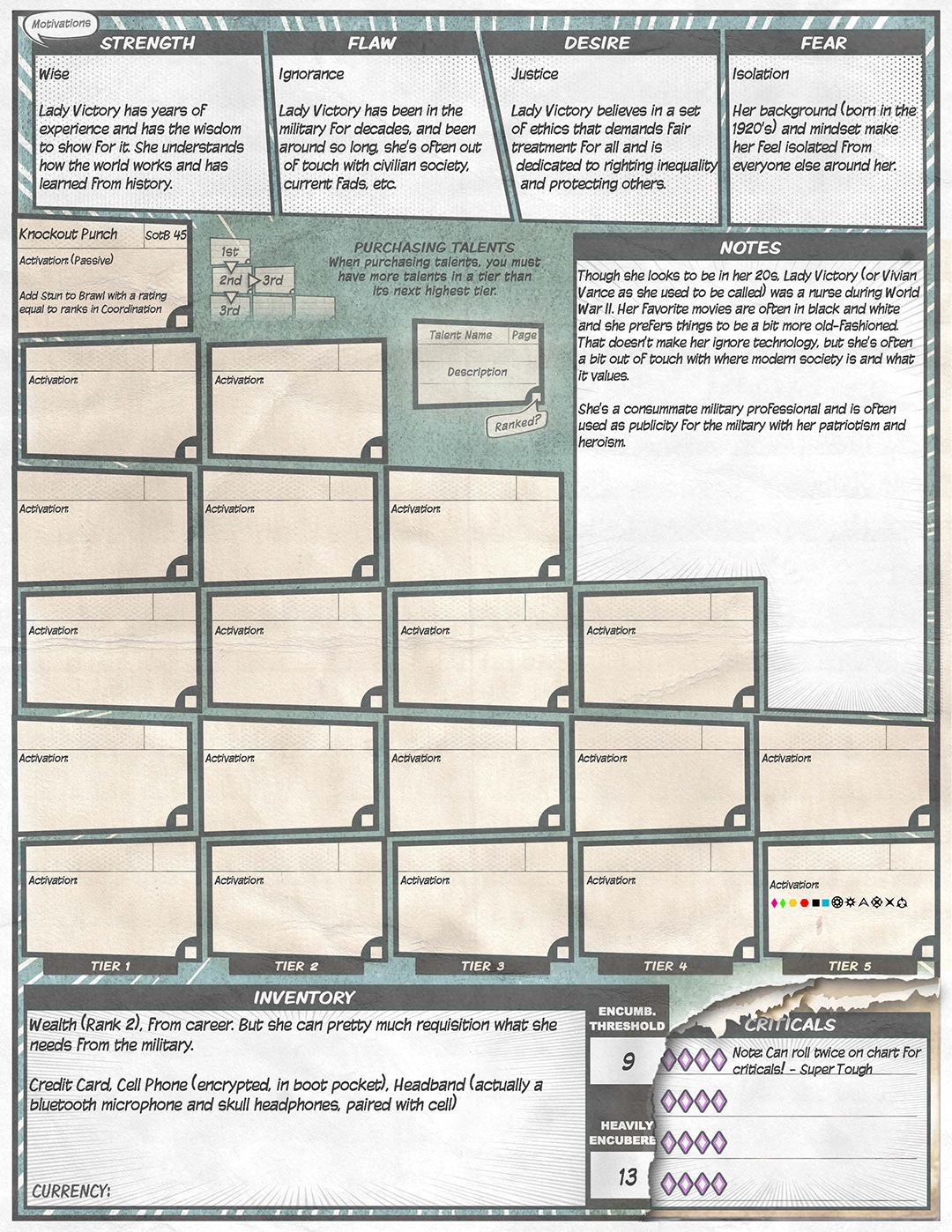 SUPERS Character Sheets For Genesys RPG | RPG Narco